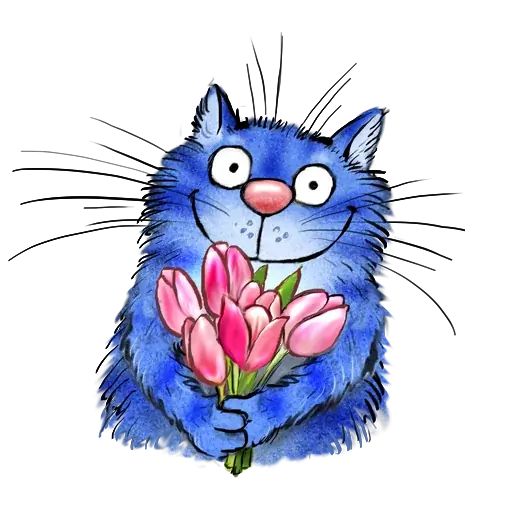 Стикер «Синие Коты-2»