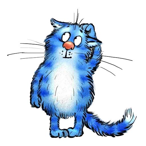 Стикер «Синие Коты-5»