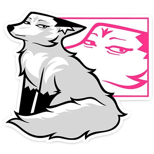 Стикер «Хищный Лис-9»