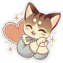 Набор стикеров «Лапка»