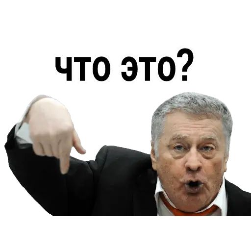 Стикер «Владимир Жириновский-4»