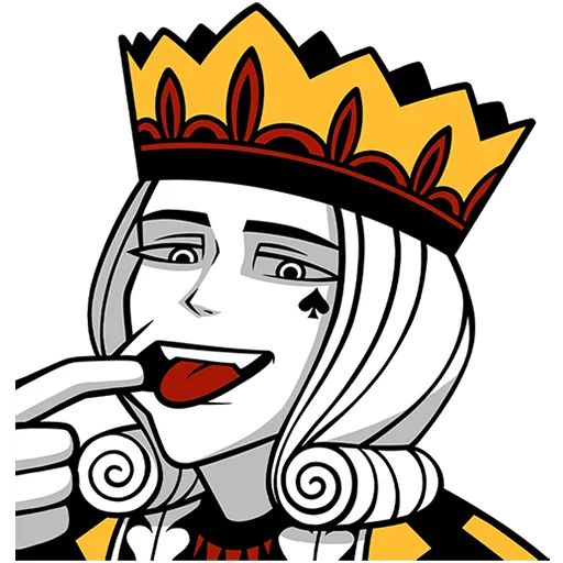 Стикер «Король Пик-9»