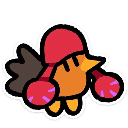 Стикер «Кури БокБок-8»