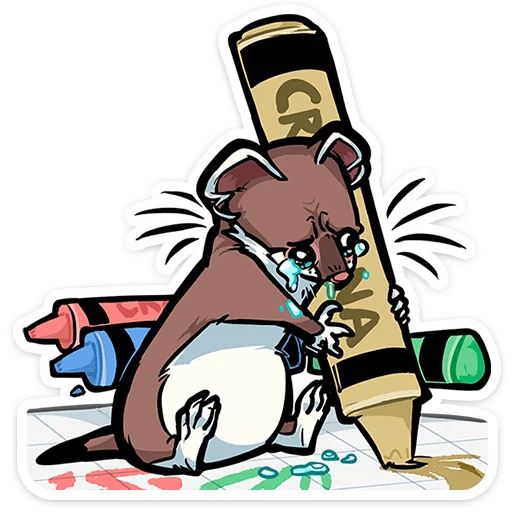 Стикер «Горностайчик Гера-4»