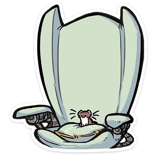 Стикер «Горностайчик Гера-8»