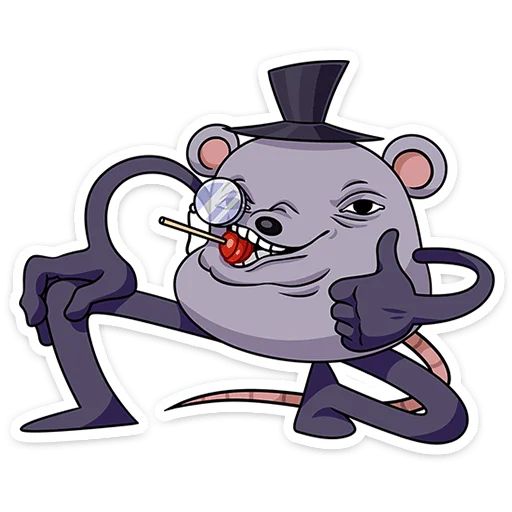 Стикер «Мистер Крыс-1»