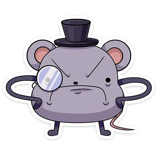 Стикер «Мистер Крыс-11»