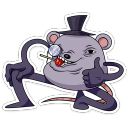 Набор стикеров «Мистер Крыс»