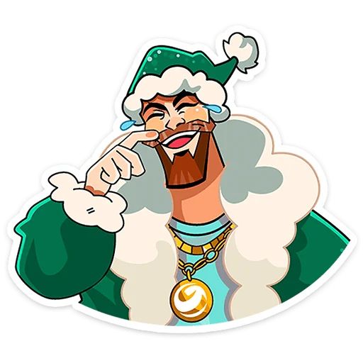 Стикер «ГигаДед Мороз-11»