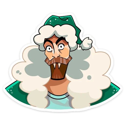 Стикер «ГигаДед Мороз-12»