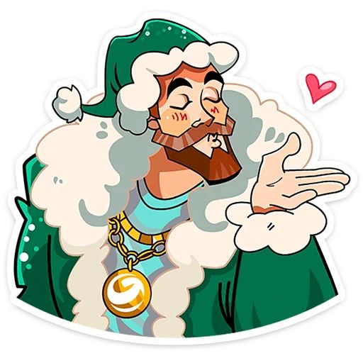 Стикер «ГигаДед Мороз-6»